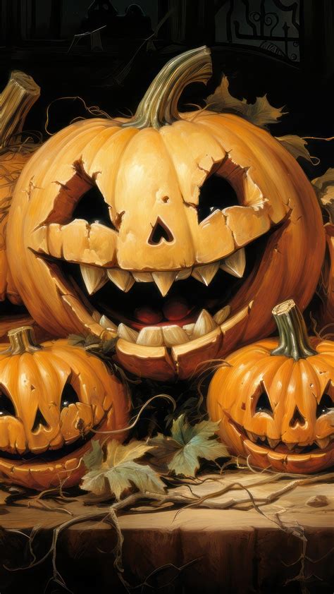 🔥 Download Halloween Pumpkin Scary Smile 4k Wallpaper Iphone Hd Phone