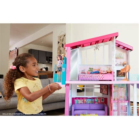 Barbie Dreamhouse Dollhouse With Pool Slide And Elevator Barbie Dream House