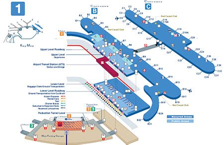 O'Hare Terminal Map - Chicago O'Hare International Airport - ORD