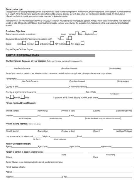 International Graduate Application Montana State University