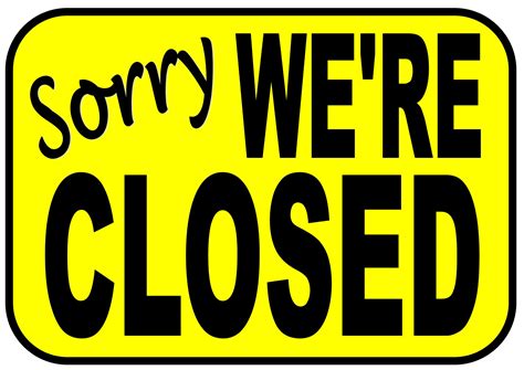 Yes Open Sorry Were Closed Back To Back Pvc Pet Signage A4 And A5 Half