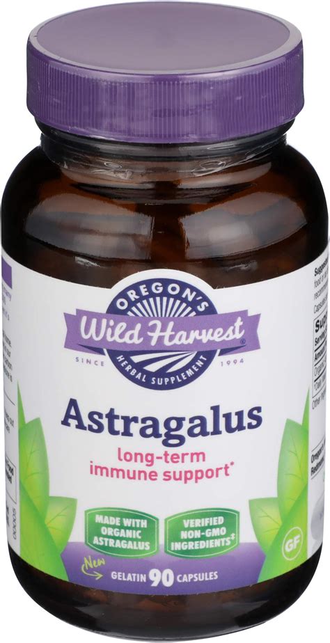 Oregons Wild Harvest Astragalus Reishi Organic Herbal