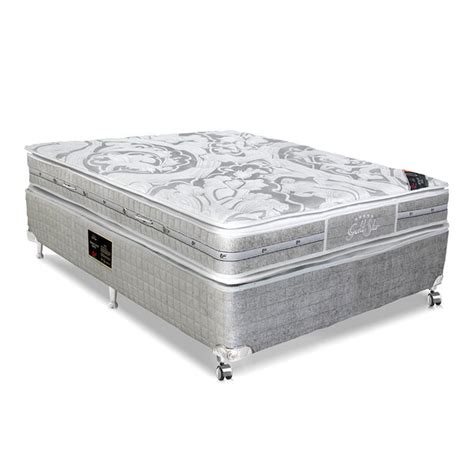 Cama Box Colch O Casal Castor Gold Star Pocket Latex Double Face