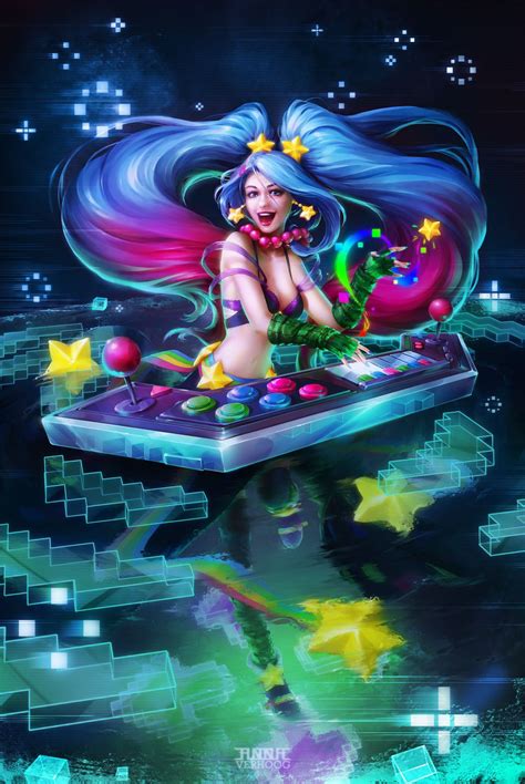 Arcade Sona Anna Verhoog On Artstation At Artwork G1nrz Geek Art