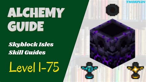 SkyBlock Isles Alchemy Guide Levels 1 75 YouTube