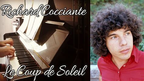 Richard Cocciante Le Coup De Soleil Piano Partition YouTube