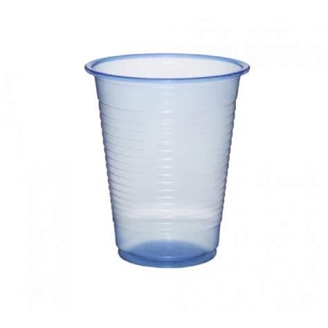 Blue Transparent Water Cups