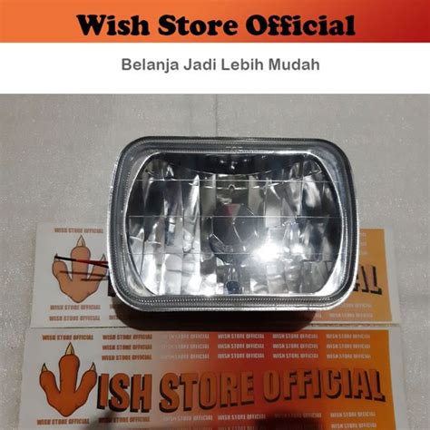 Jual Headlamp Lampu Besar Depan Head Lamp Utama Universal Kotak Persegi