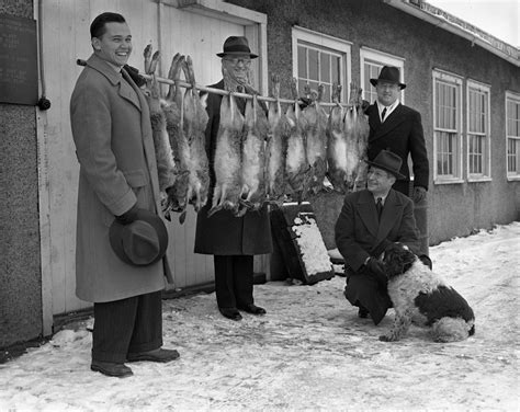 Ann Arbor Hunters With Canadian Jack Rabbits December 1938 Ann Arbor District Library