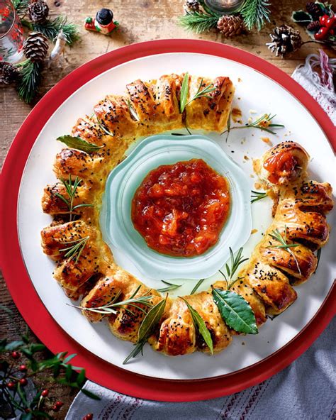 Sausage Roll Wreath Delicious Magazine