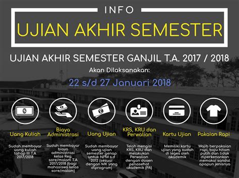 Informasi Ujian Akhir Semester Fakultas Ekonomi Dan Bisnis UMA