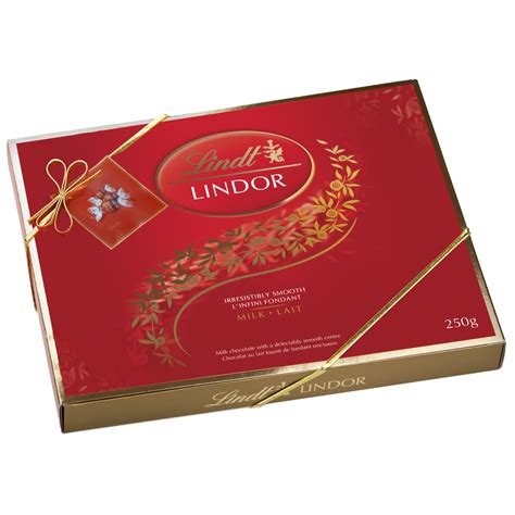 Lindt Lindor Prestige Milk Chocolate Truffles Gift Box, 250g – Lindt ...