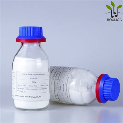 High Low Molecular Weight 3000da 50kda Sodium Hyaluronate Cosmetic