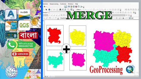 Merge Shapefiles In ArcGIS Merge Shapefiles Merge Polygons In GIS