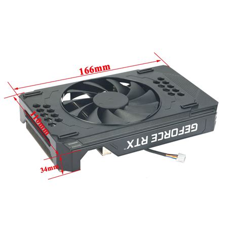 Video Card Fan For Pny Rtx 3060 Gpu Heatsink With Fan Replacement Retr Gpu Fan