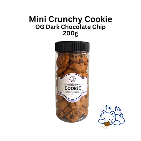 Mini Crunchy Cookie OG Dark Chocolate Chip 200g Famous Amos Sedap