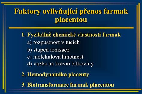 PPT Farmaka a těhotenství tlumení bolestí při porodu PowerPoint