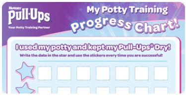 *Freebie* Download a Pull-Ups Potty Training Progress Chart ...