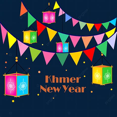 Khmer New Year Vector Design Images Khmer New Year Colored Festival