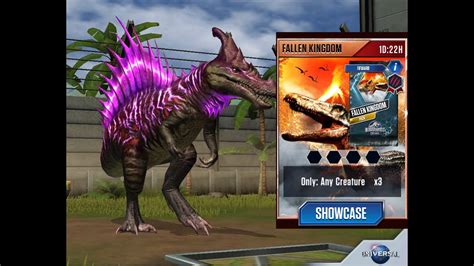 Chromaspinus Showcase Fallen Kingdom Ii Jurassic World The Game Ii Dinosaurs Game Youtube