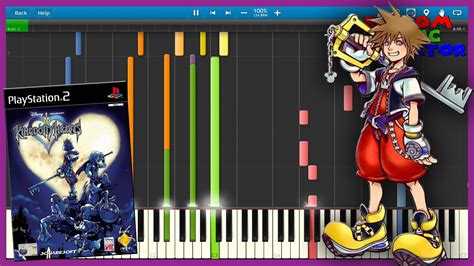 Dearly Beloved Kingdom Hearts Piano Tutorial Synthesia Youtube