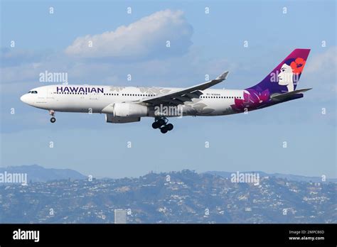 Hawaiian Airlines Airplane Airbus A Landing Airplane A Of