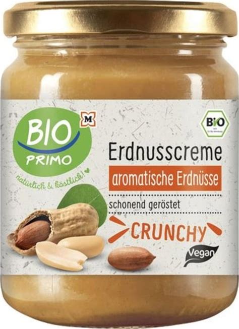 Bio Primo Bio Erdnusscreme Crunchy G Piccantino Onlineshop