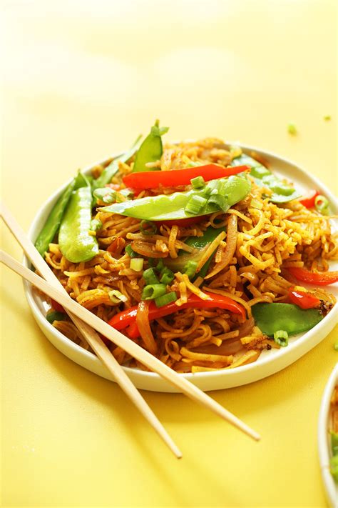 Vegan Singapore Noodles Minimalist Baker Recipes