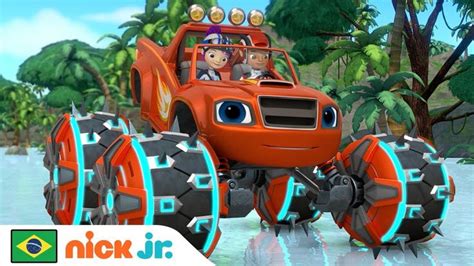 Blaze E Os Monster Machines Pneus Especiais Do Blaze Nick Jr Em