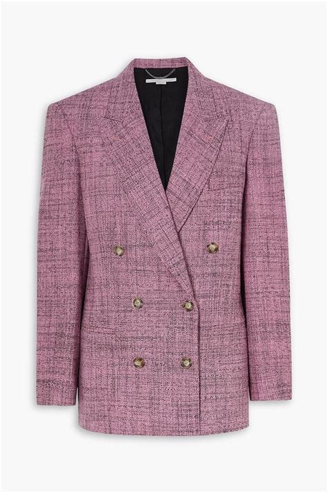 STELLA MCCARTNEY Double Breasted Wool Tweed Blazer THE OUTNET