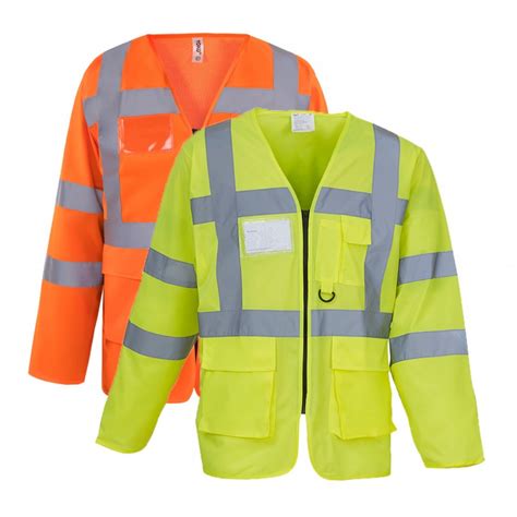 Hi Vis Executive Long Sleeve Waistcoat