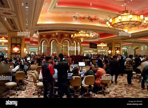 Asia, China, Macau, Venetian Casino Interior Stock Photo - Alamy