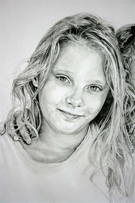 Graphite portrait by artist Peter Strobos