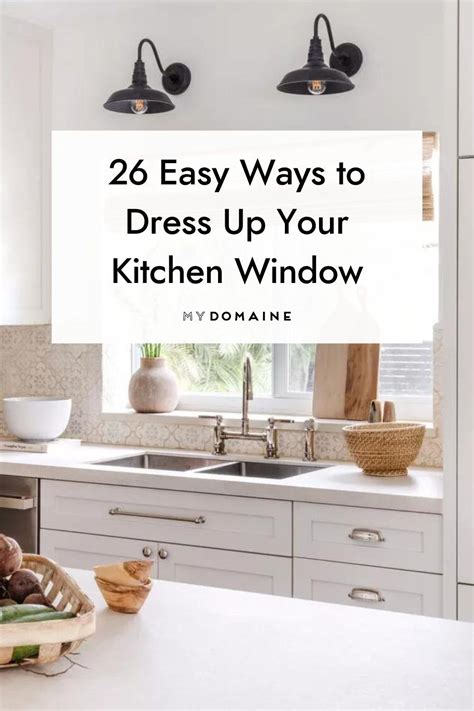 26 Ridiculously Easy Ways To Dress Up Your Kitchen Window Kitchen