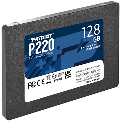 Patriot 128GB P220 Series SATA III 2 5 Internal SSD P220S128G25