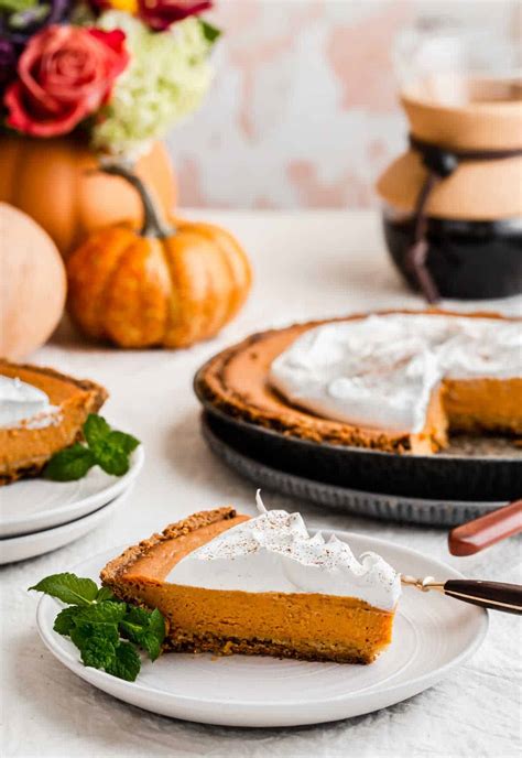 Easy Pumpkin Pie Graham Cracker Crust Celebrations At Home