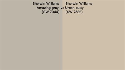 Sherwin Williams Amazing Gray Vs Urban Putty Side By Side Comparison