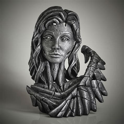 Edge Sculptures Angel Bust Silver Spirit Thornton And Collins