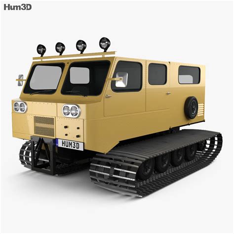 Thiokol Spryte 1200 Snowcat 2011 3D model - Vehicles on Hum3D