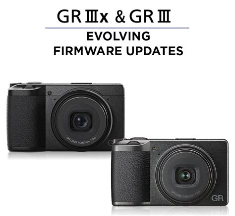 Ricoh Released New Firmware Updates V And V For The Griii And