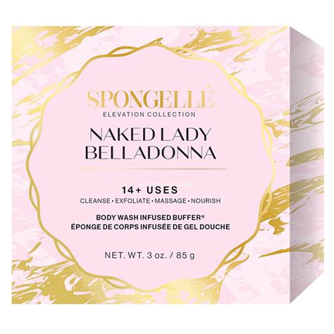 Spongelle Body Wash Infused Buffer Elevation Naked Lady Belladonna