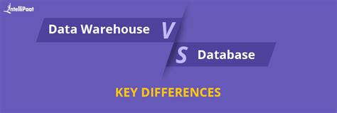 Difference Between Data Warehouse And Database Intellipaat