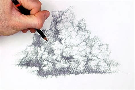 How To Draw Realistic Clouds Step By Step