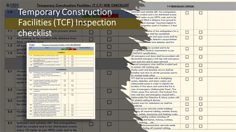 Safety Checklist Archives Hsse World