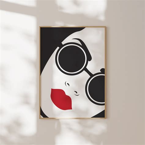 Female Art Print Pop Art Wall Decor Trendy Print Women - Etsy