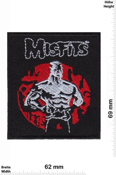 Misfit Misfits Records Patch Badge Embroidered Iron On Etsy