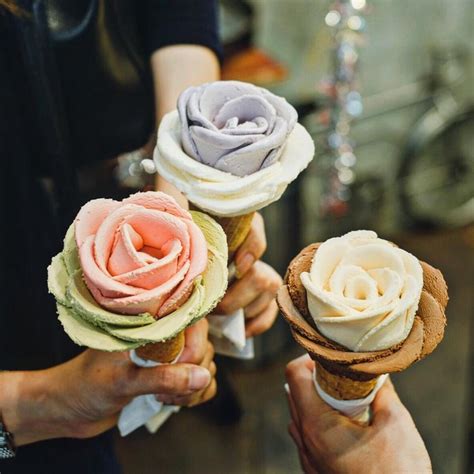 Helados De Flores Demasiado Bonitos Para Comer