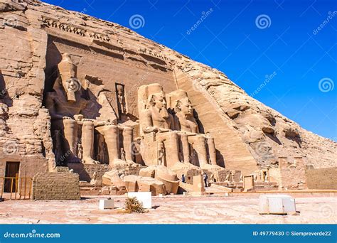 Abu Simbel Egiptu Zdj Cie Stock Obraz Z O Onej Z Kultura