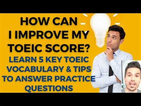 LET S IMPROVE YOUR TOEIC SCORE 5 TOEIC VOCABULARY 4 PRACTICE