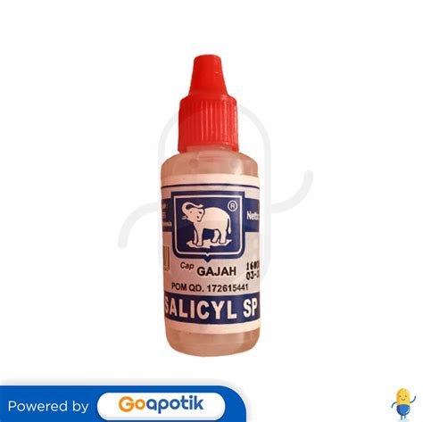 CAP GAJAH SALICYL SP 20 ML BOTOL PLASTIK Kegunaan Efek Samping